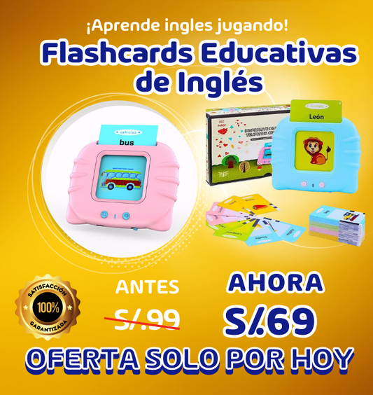 FLASHCARDS EDUCATIVOS DE INGLES
