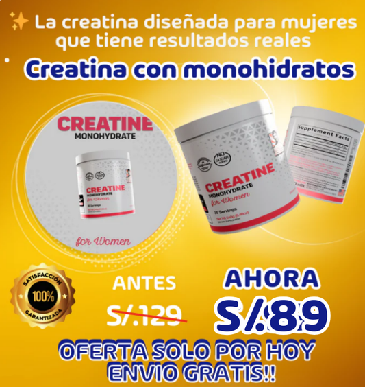 CREATINA PARA MUJER
